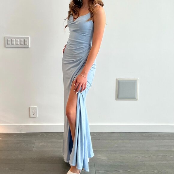 Light Blue Prom dress - Picture 3 of 6